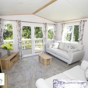Carnaby Silverdale 2 bedroom caravan for sale at Tree Tops Caravan Park in North Wales