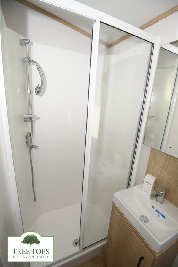 Carnaby Silverdale 2 bedroom caravan for sale at Tree Tops Caravan Park in North Wales