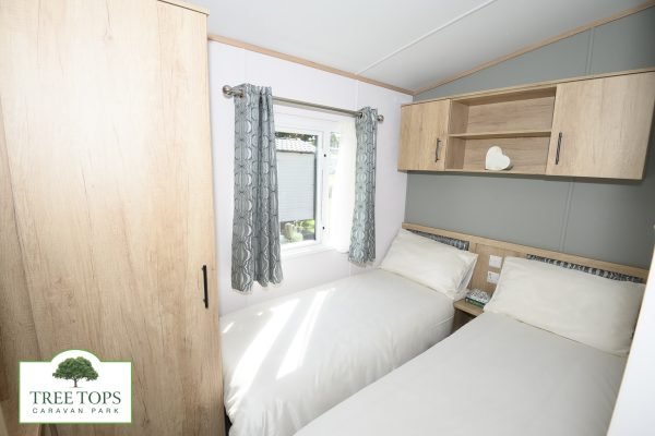 Carnaby Silverdale 2 bedroom caravan for sale at Tree Tops Caravan Park in North Wales