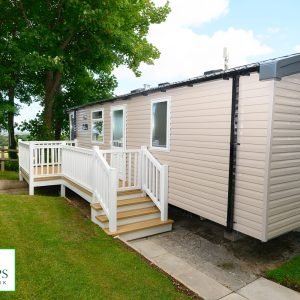 Swift Loire 2 bedroom caravan for sale at Tree Tops Caravan Park in North Wales