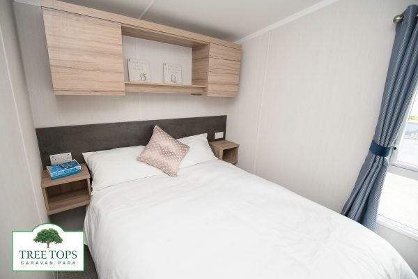 Swift Loire 2 bedroom caravan for sale at Tree Tops Caravan Park in North Wales