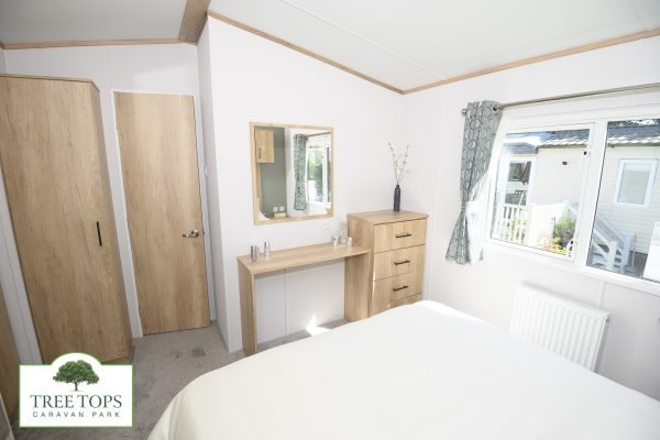 Carnaby Silverdale 2 bedroom caravan for sale at Tree Tops Caravan Park in North Wales
