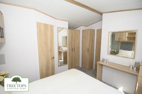 Carnaby Silverdale 2 bedroom caravan for sale at Tree Tops Caravan Park in North Wales