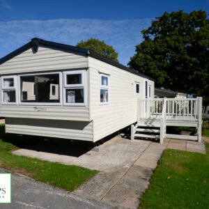 Delta Santana, 2 bedrooms, 28’x10′, Tree Tops Caravan Park, North Wales