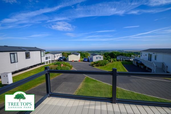 Sunseeker Sensation Lodge for sale at Tree Tops Caravan Park in North Wales
