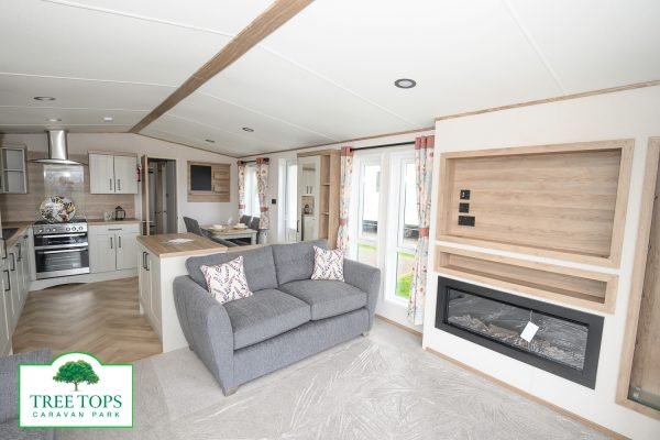 ABI Ingleton 2 bedroom caravan for sale at Tree Tops Caravan Park in North Wales