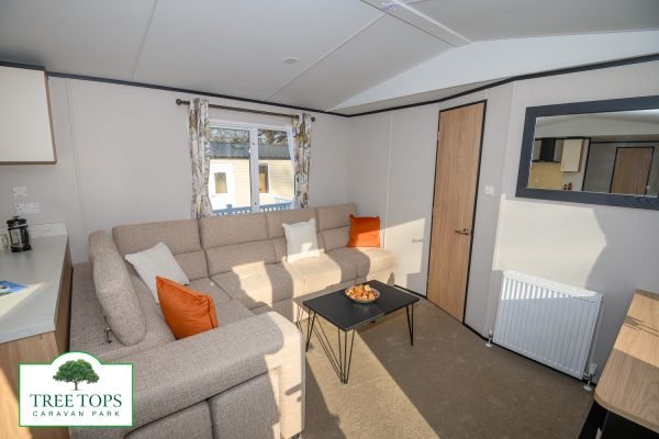 Carnaby Glaisdale 2 bedroom caravan for sale at Tree Tops Caravan Park in North Wales
