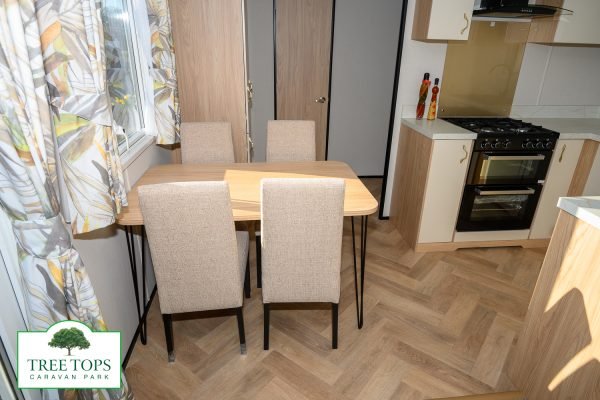 Carnaby Glaisdale 2 bedroom caravan for sale at Tree Tops Caravan Park in North Wales