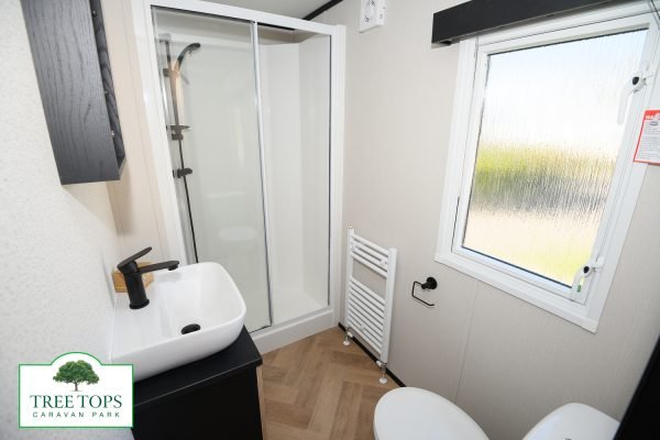 Carnaby Glaisdale 2 bedroom caravan for sale at Tree Tops Caravan Park in North Wales