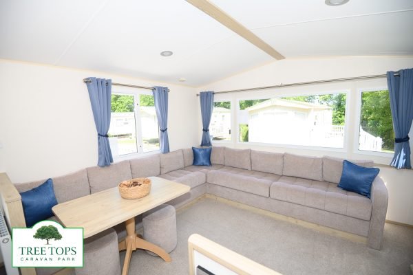 ABI Summer Breeze Deluxe 2 bedroom caravan for sale at Tree Tops Caravan Park in North Wales