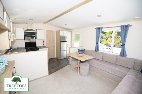 ABI Summer Breeze Deluxe 2 bedroom caravan for sale at Tree Tops Caravan Park in North Wales