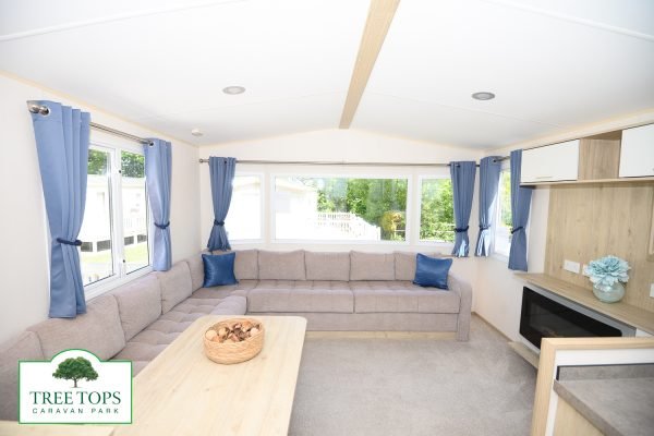 ABI Summer Breeze Deluxe 2 bedroom caravan for sale at Tree Tops Caravan Park in North Wales