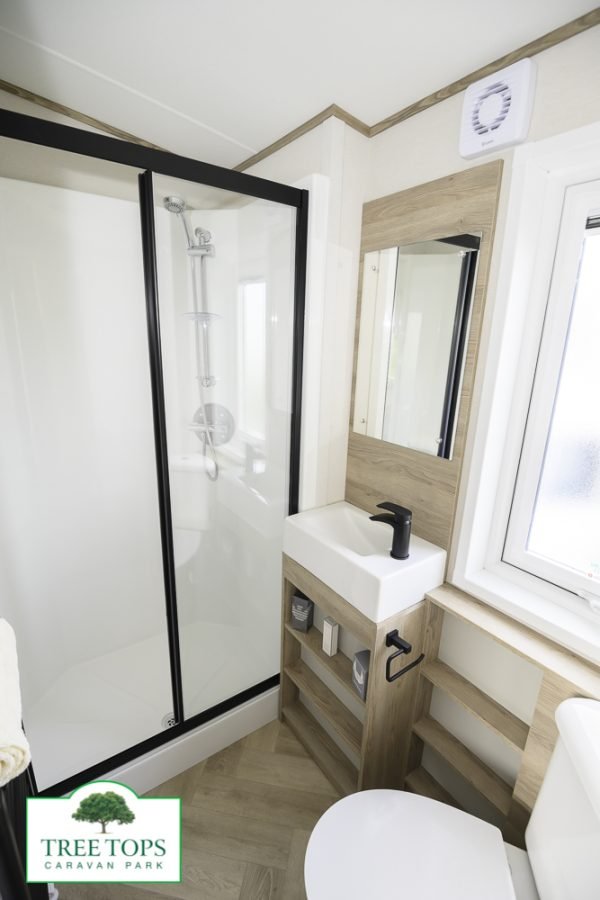 ABI Ingleton 2 bedroom caravan for sale at Tree Tops Caravan Park in North Wales