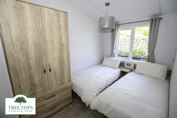 Sunseeker Sensation Lodge for sale at Tree Tops Caravan Park in North Wales