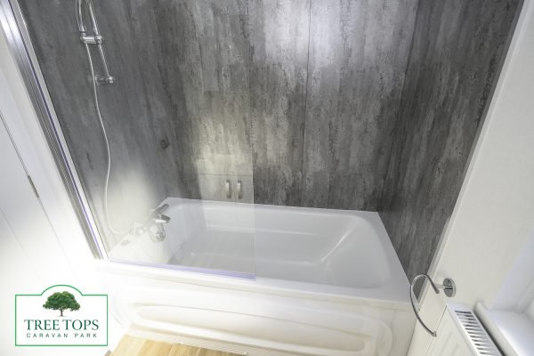 Sunseeker Sensation Lodge for sale at Tree Tops Caravan Park in North Wales